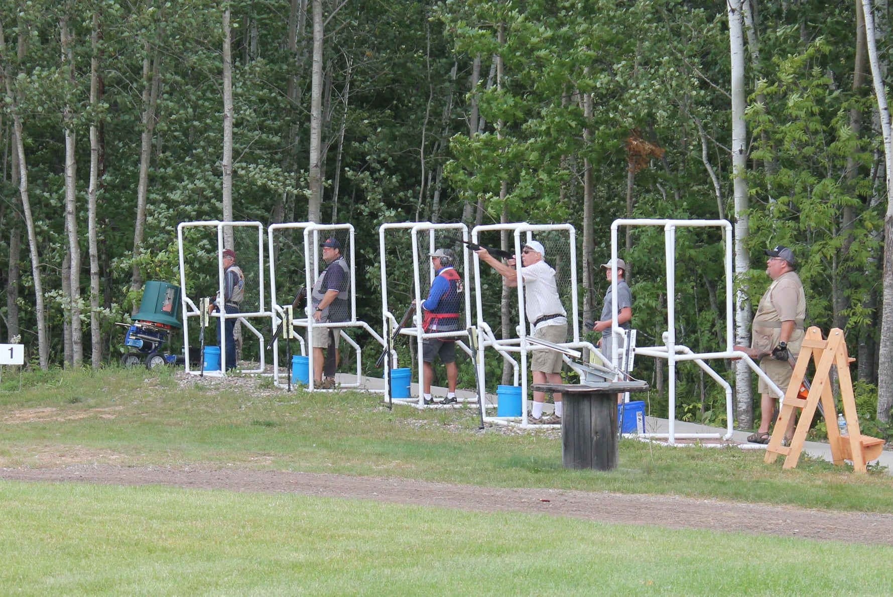 5 stand range at Lakes Area Shooting Sports