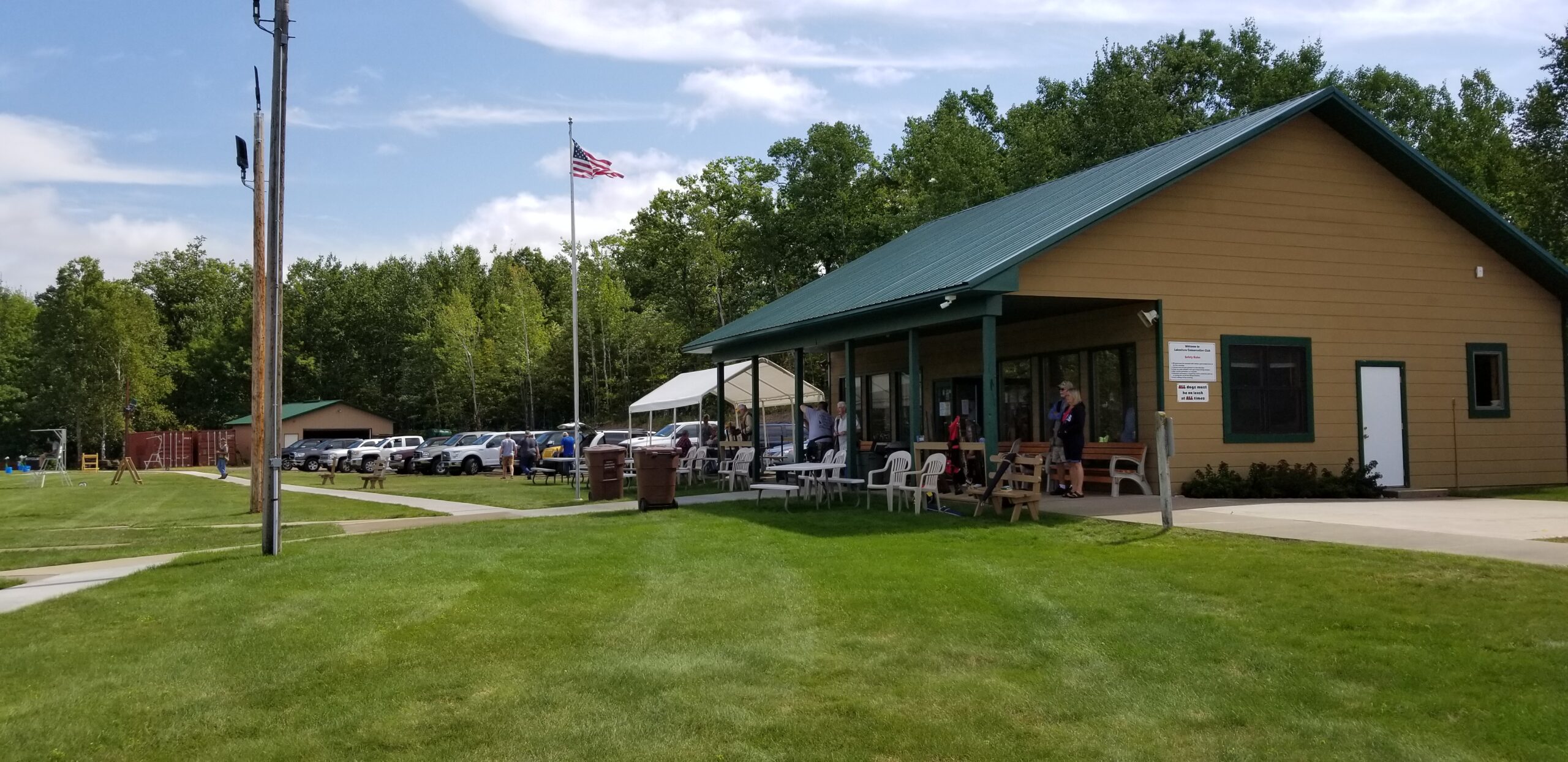 club house at Lakes Area Shooting Sports